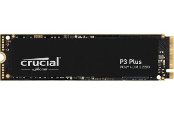 Crucial P3 Plus 500GB / M.2 SSD 2280 / PCIe 4.0 / 3D NAND / R:4700MBs / W:1900MBs / 5y (CT500P3PSSD8)