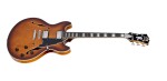 D'Angelico Premier DC Double Cutaway Stop-Bar Tailpie CE Dark ICEd Tea