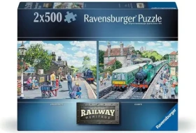 RAVENSBURGER Puzzle Railway Heritage č.1: Oakworth Corfe