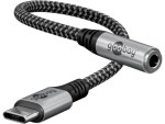 Adaptér GOOBAY 74056 USB-C/JACK 3,5mm (pro poslech hudby)