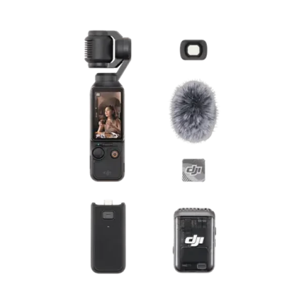 DJI Osmo Pocket 3 Creator Combo / Outdoorová kamera / 2" displej / 4K / microSD (CP.OS.00000302.01)