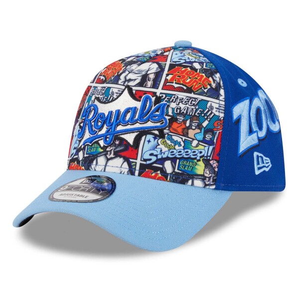 New Era Pánská kšiltovka Kansas City Royals MLB 2025 Players' Weekend 9FORTY A-Frame Snapback