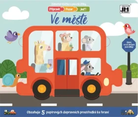 JIRI MODELS Vkládací knížka Připravit, pozor, jeď! - Ve městě