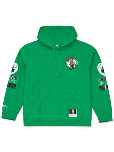 Mitchell & Ness Pánská mikina Boston Celtics NBA Triple Check Hoodie Velikost: XL