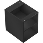 MEXEN - Box-A otevřená skříňka s policí 35, černá mat 91AX2-0350-470-0-71