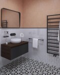 Umyvadlová baterie SAT Fusion včetně podomítkového tělesa černá/bronz SATBSFU101CPCBR SATBSFU101CPCBR