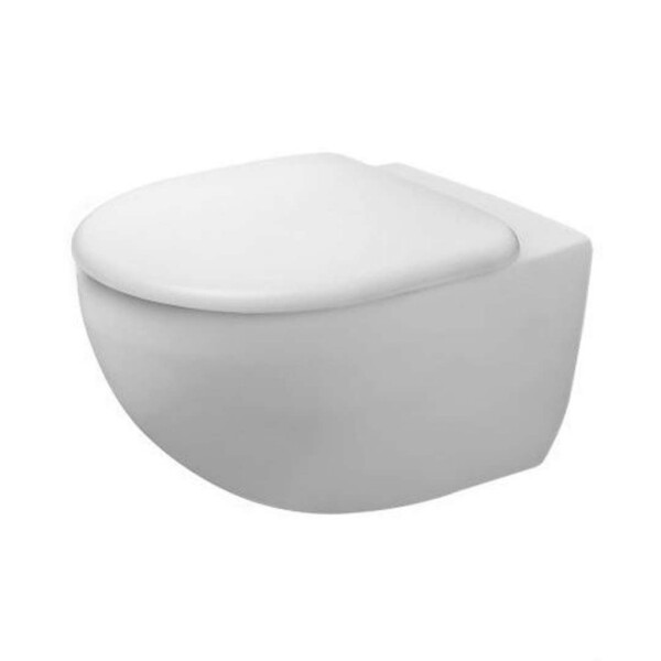 DURAVIT - Architec Závěsné WC se sedátkem SoftClose, Rimless, bílá 45720900A1