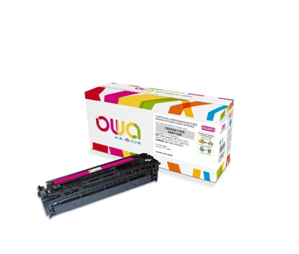 OWA Armor toner pro HP Color Laserjet CP1210, 1215, 1510, 1400 Stran, CB543A, červená/magenta EDF_1081031