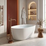 REA - Volně stojící baterie Clif Brush Copper REA-B7504
