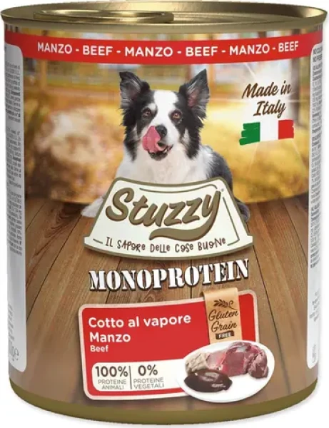 Stuzzy Monoprotein hovězí 800 g / Konzerva pro psy / monoprotein / bez obilovin (0304-8202)