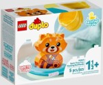 LEGO DUPLO 10964 Legrace ve vaně: Plovoucí panda červená