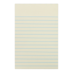 DONAU samolepicí blok, linkovaný, 101 x 150 mm, 100 listů, žlutý