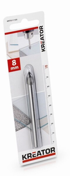 PowerPlus KRT011105 - Vrták do obkladů, dlaždic a skla 8 x 80 mm