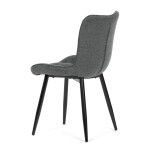 Jídelní židle, šedá, látka, HC-462 GREY2