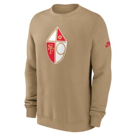 Nike Pánská mikina San Francisco 49ers NFL Swing Pass Rewind Club Crew Velikost: S