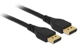 DeLock DisplayPort kabel 2 m / Video kabel / 8K / 60 Hz / DP 1.4 / pozlacené konektory (85910)