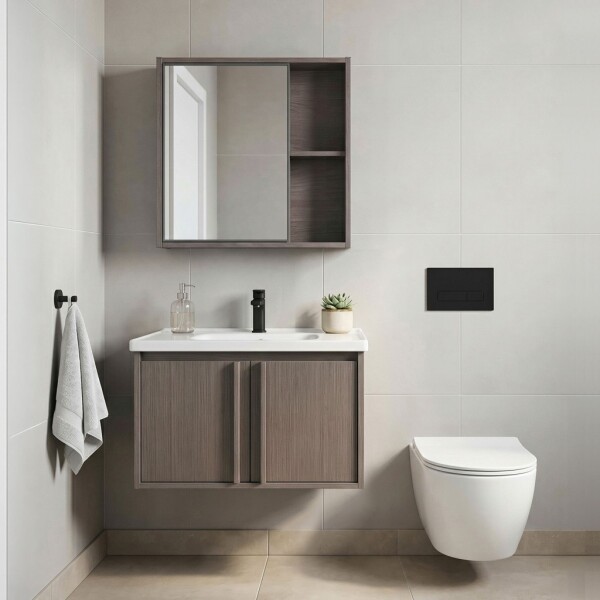 REA - Sada koupelnového nábytku s umyvadlem Gama T25023 KJM 60CM REA-M0205
