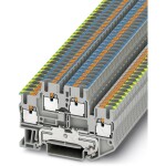 Phoenix Contact 3210981 dvojitá svorka na ochranný vodič 5.2 mm rychlé připojení šedá 50 ks