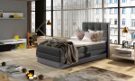 Boxspring Aster 90 látka: Monolith 37/Monolith 84, Varianta: Levá