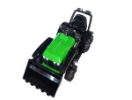 Mamido Dětský elektrický traktor s radlicí zelený
