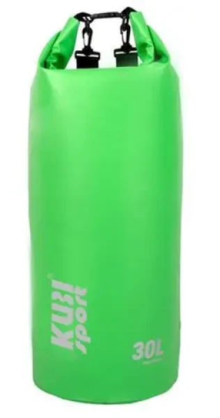 KUBISPORT Lodní vak 30 l zelený / Nepromokavý vak / Objem 30 l (05-BA11K-ZE)