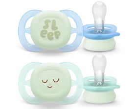 Philips Avent SCF075/18 / Dudlík / Svítící / 0-2 m / chlapec, 2 ks