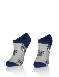 Dámské vzorované ponožky Intenso 1818 Cotton 35-40 grafit 38-40