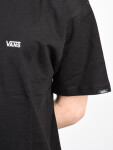 Vans LEFT CHEST LOGO black/white pánské tričko krátkým rukávem