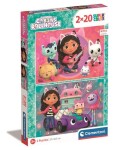Puzzle Gábinin kouzelný domek 2x20 dílků