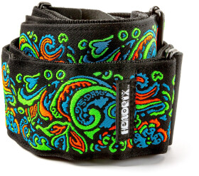 Dunlop Jimi Hendrix Blacklight Love Drops Blue Strap
