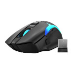 Marvo M729W černá / bezdrátová herní myš / optická / 4800 DPI / RGB / 700 mAh / 2.4GHz USB přijímač (M729W)