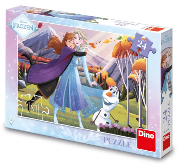 Puzzle Frozen: Objetí 24 dílků