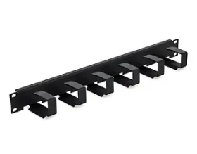 Triton 19" vyvazovací panel 1U / 6x háček / 70x27mm / šedá (RAC-VP-X23-A1)