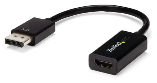 StarTech černá / Redukce DisplayPort na HDMI / 15 cm / 4K 30Hz (DP2HD4KS)