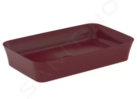 IDEAL STANDARD - Ipalyss Umyvadlo na desku, 650x400 mm, bez přepadu, Pomegranate E1886V6