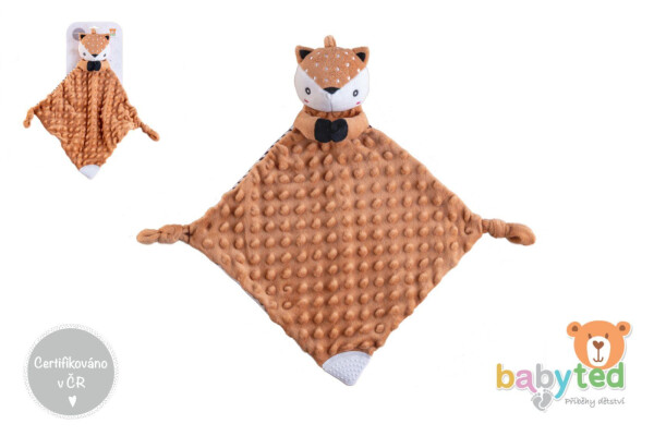 Srneček usínáček kousátko/chrastítko plyš
