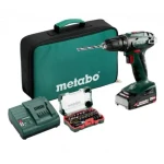 Metabo BS 18 / Aku Vrttačka se šroubovákem / 12V / 10mm sklíčidlo / 1600 ot-min / 48 Nm / 1x aku (602207580)