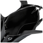 Módní dámská koženková kabelka do ruky Nerilly, černá