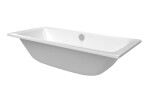 Obdélníková vana SAT Feel 170x75 cm smaltovaná ocel levá i pravá SATVFEEL170DUO SATVFEEL170DUO