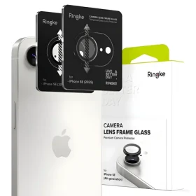 Ringke Camera Frame Protector 2-pack černá / Ochranné sklo fotoaparátu / Apple iPhone 16e a 17e