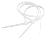 OEM stahovací páska bílá 300 x 4,8 mm / Stahovací pásky na kabely / 50 ks (8595689803247)
