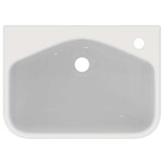 IDEAL STANDARD - i.Life S Umyvadlo polozápustné, 50x36 cm, s přepadem, otvor pro baterii vpravo, bílá T458801
