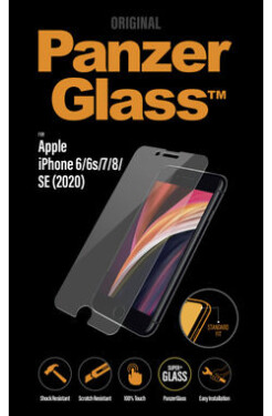 PanzerGlass Standard Fit Tvrzené sklo pro Apple iPhone SE 2020 8 7 6s 6 čírá (5711724026843)