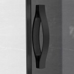 GELCO SIGMA SIMPLY BLACK Sprchové dveře pro rohový vstup 800, čiré sklo, GS2180B GS2180B