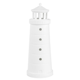 Räder Porcelánová lucerna Lighthouse 40 cm, bílá barva, porcelán