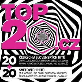TOP20.CZ 2020: 20 českých a slovenských hitů + 20 světových hitů - 2 CD - interpreti Různí