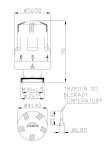 INVENA - Termostatická hlavice pro radiátor CD-72-015-X