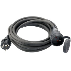 Prodlužovací kabel venkovní, 20m, 1 zás., 3x1,5mm, černý, IP44, FESTA INDUSTRY