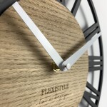 DumDekorace Nástěnné hodiny v luxusním stylu LOFT PICCOLO 30cm