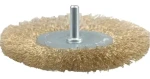 Vorel Kartáč drátěný boční s nástavcem do vrtačky 100 mm / Kartáč drátěný boční / pomosazený drát